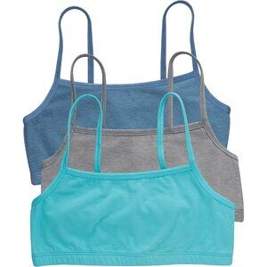 🆕Women's Blue Cotton String Bralette (3 Pack)